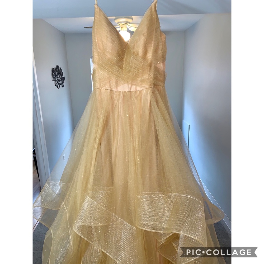 GOLD LAYERED DRESS